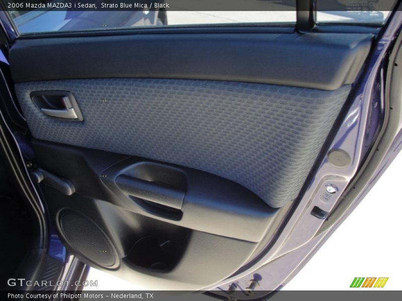 Strato Blue Mica / Black 2006 Mazda MAZDA3 i Sedan
