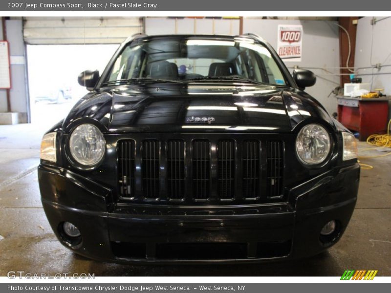 Black / Pastel Slate Gray 2007 Jeep Compass Sport