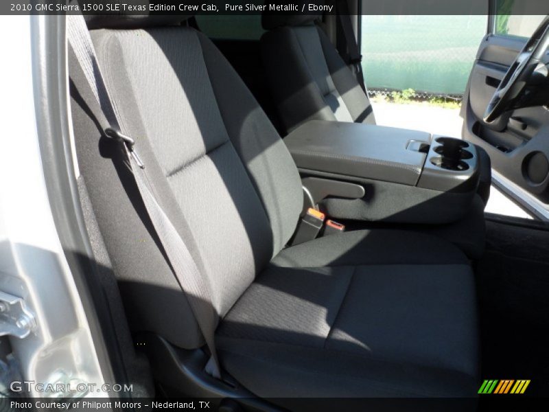 Pure Silver Metallic / Ebony 2010 GMC Sierra 1500 SLE Texas Edition Crew Cab