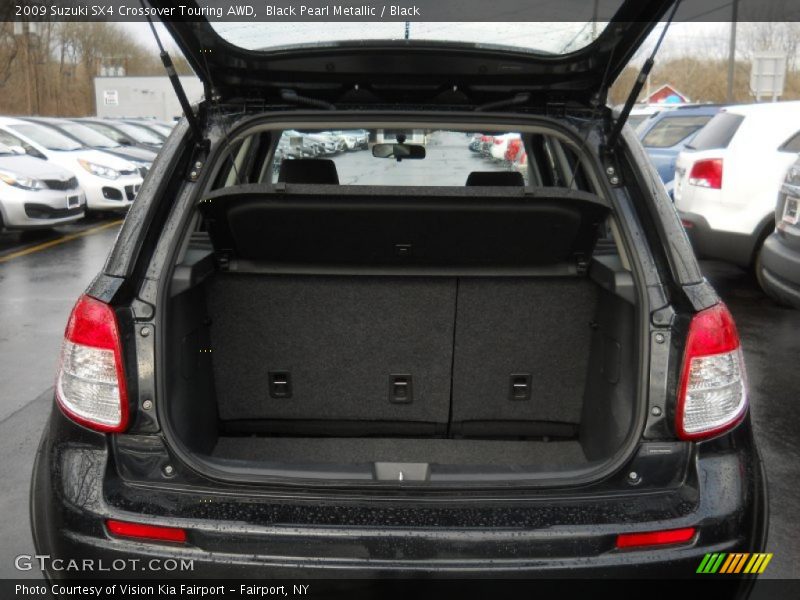Black Pearl Metallic / Black 2009 Suzuki SX4 Crossover Touring AWD