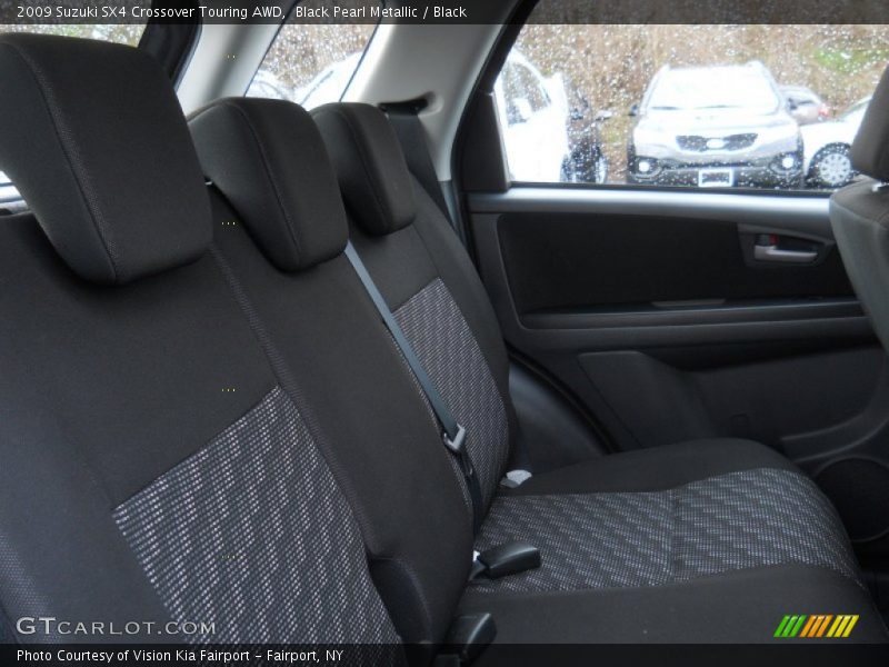 Black Pearl Metallic / Black 2009 Suzuki SX4 Crossover Touring AWD