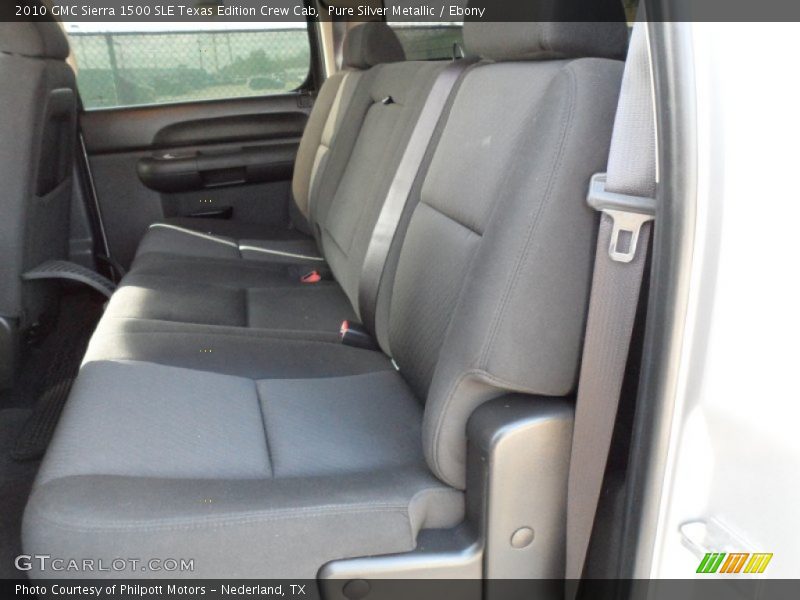 Pure Silver Metallic / Ebony 2010 GMC Sierra 1500 SLE Texas Edition Crew Cab