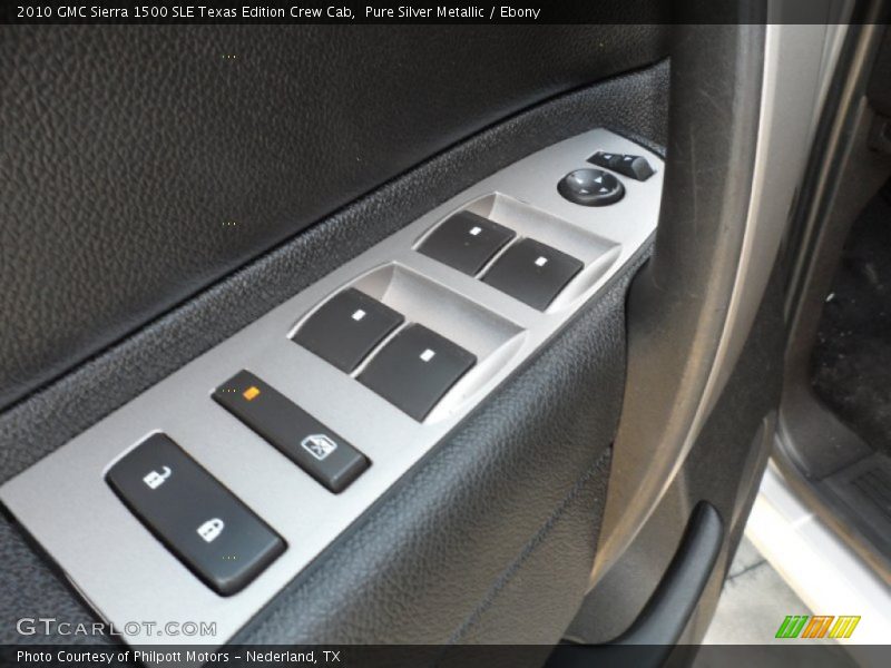 Pure Silver Metallic / Ebony 2010 GMC Sierra 1500 SLE Texas Edition Crew Cab