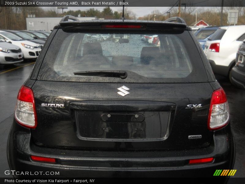 Black Pearl Metallic / Black 2009 Suzuki SX4 Crossover Touring AWD