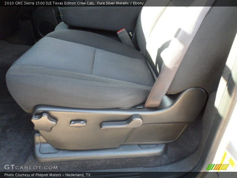 Pure Silver Metallic / Ebony 2010 GMC Sierra 1500 SLE Texas Edition Crew Cab