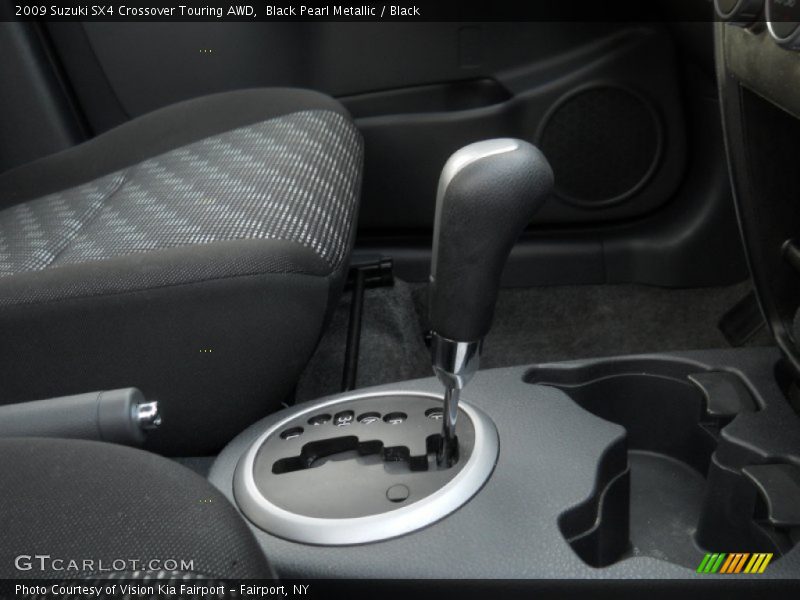 Black Pearl Metallic / Black 2009 Suzuki SX4 Crossover Touring AWD