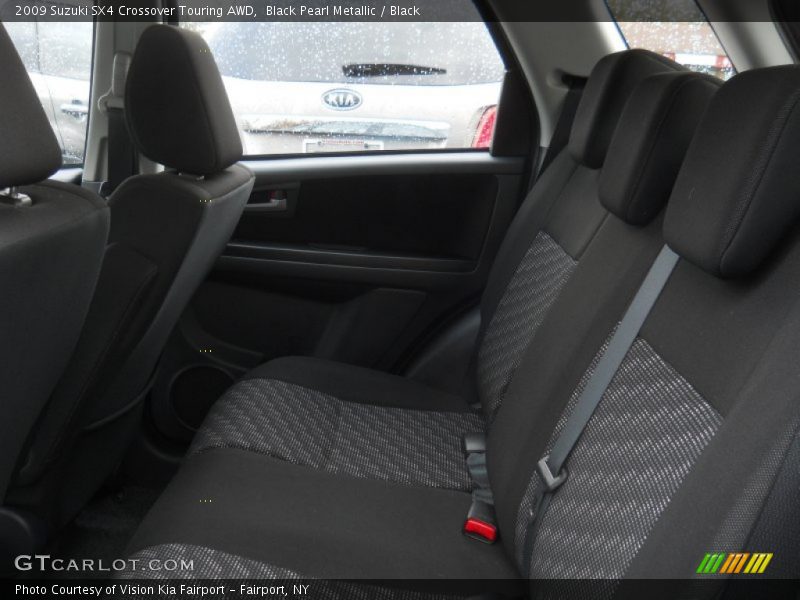 Black Pearl Metallic / Black 2009 Suzuki SX4 Crossover Touring AWD