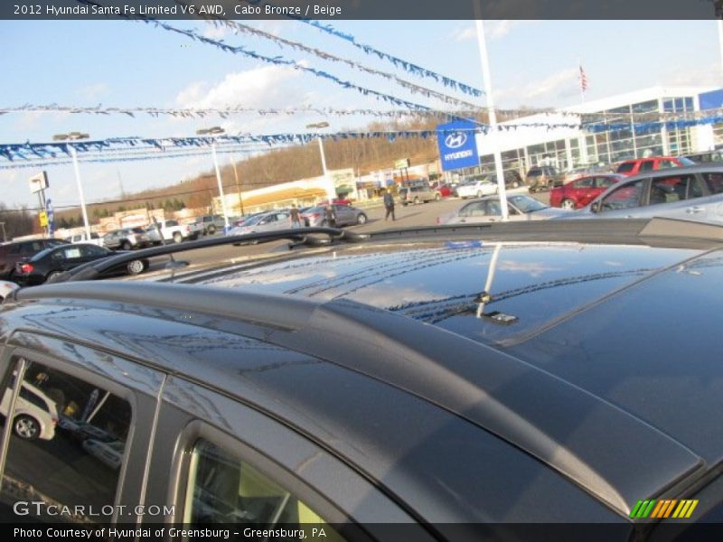 Cabo Bronze / Beige 2012 Hyundai Santa Fe Limited V6 AWD