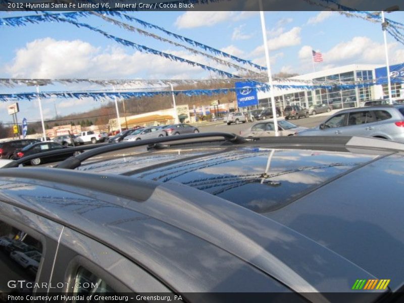 Mineral Gray / Cocoa Black 2012 Hyundai Santa Fe Limited V6