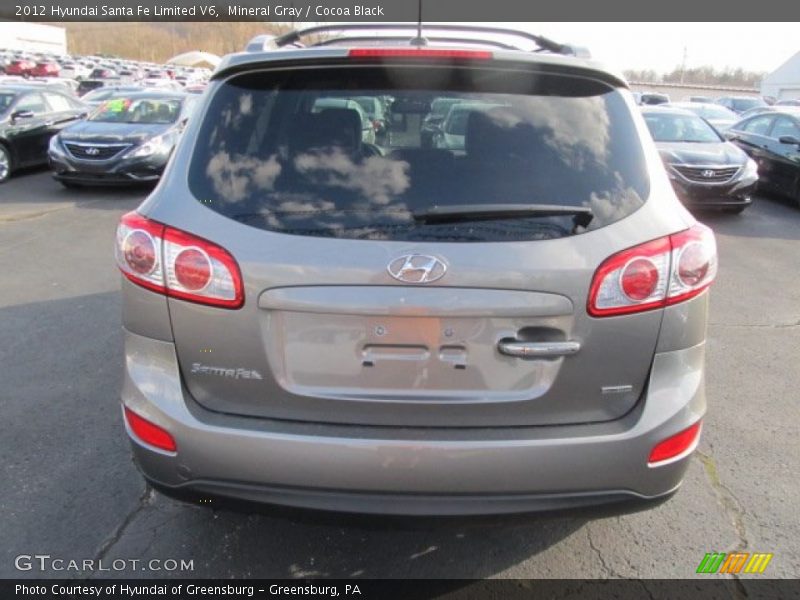 Mineral Gray / Cocoa Black 2012 Hyundai Santa Fe Limited V6