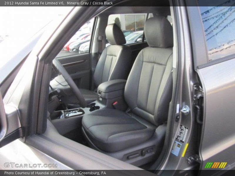 Mineral Gray / Cocoa Black 2012 Hyundai Santa Fe Limited V6