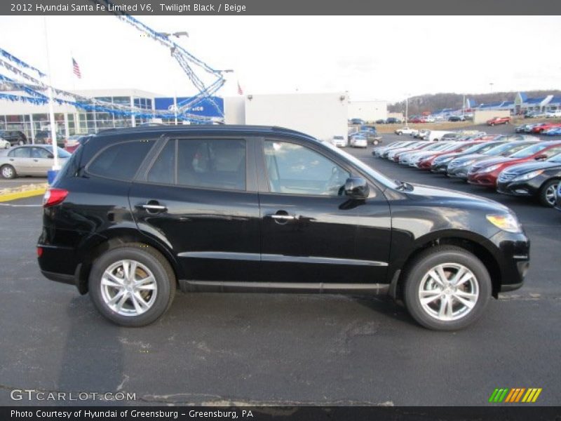 2012 Santa Fe Limited V6 Twilight Black