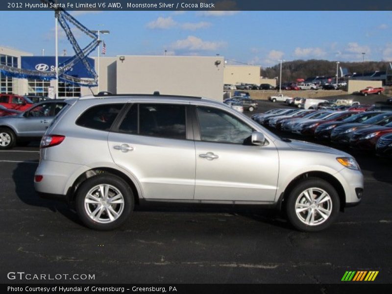  2012 Santa Fe Limited V6 AWD Moonstone Silver