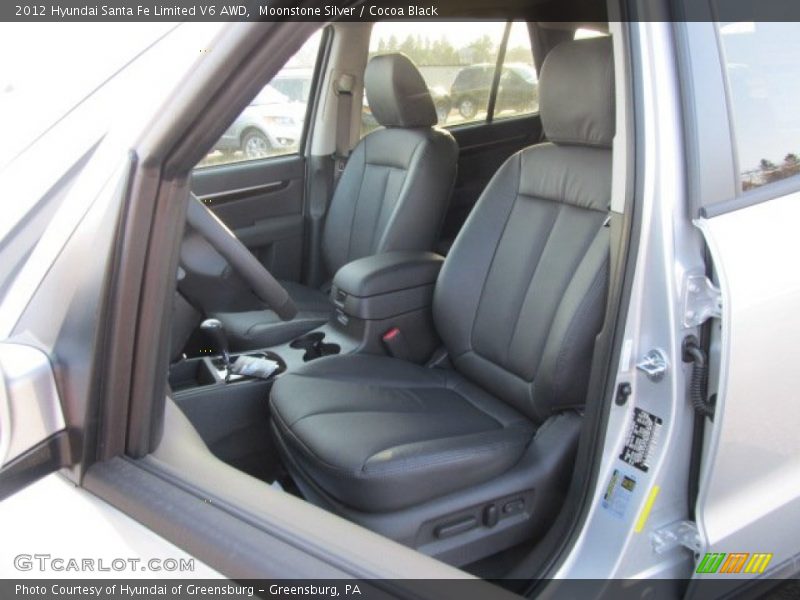  2012 Santa Fe Limited V6 AWD Cocoa Black Interior