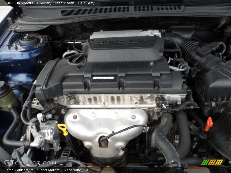  2007 Spectra EX Sedan Engine - 2.0 Liter DOHC 16V VVT 4 Cylinder