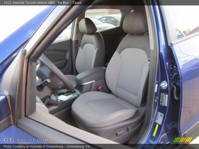  2012 Tucson Limited AWD Taupe Interior