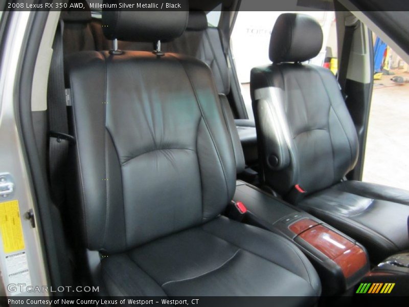 Millenium Silver Metallic / Black 2008 Lexus RX 350 AWD