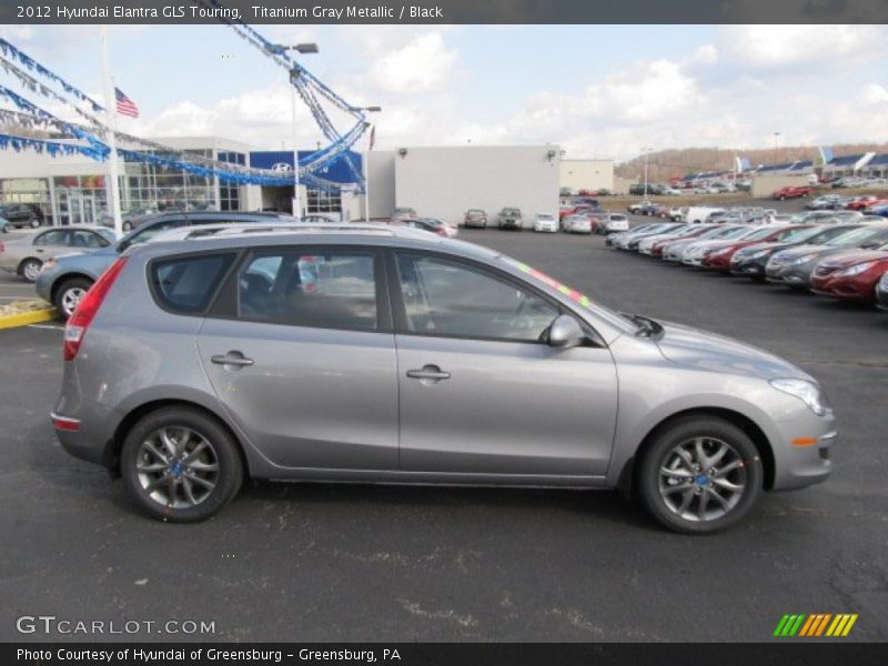 Titanium Gray Metallic / Black 2012 Hyundai Elantra GLS Touring