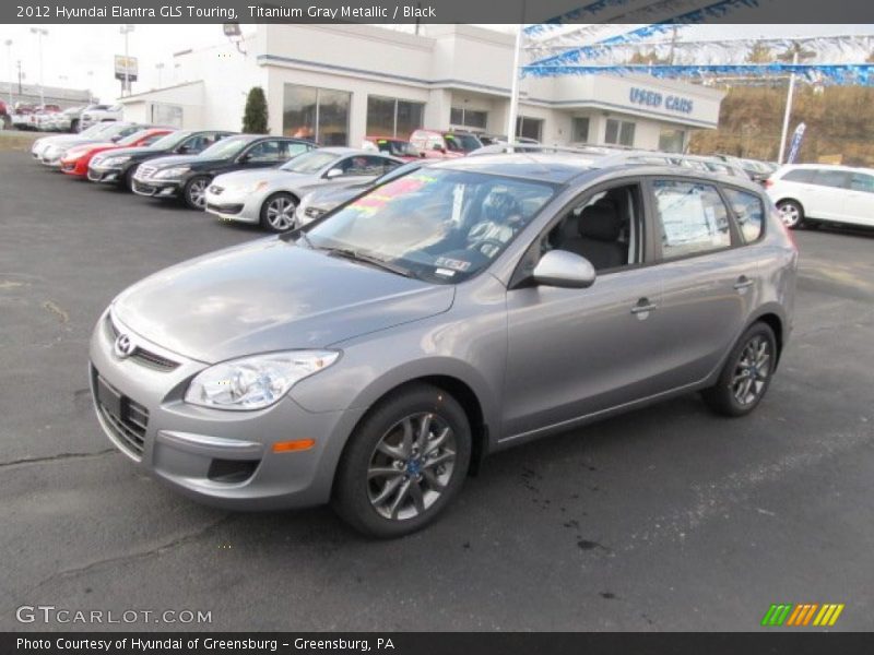 Titanium Gray Metallic / Black 2012 Hyundai Elantra GLS Touring