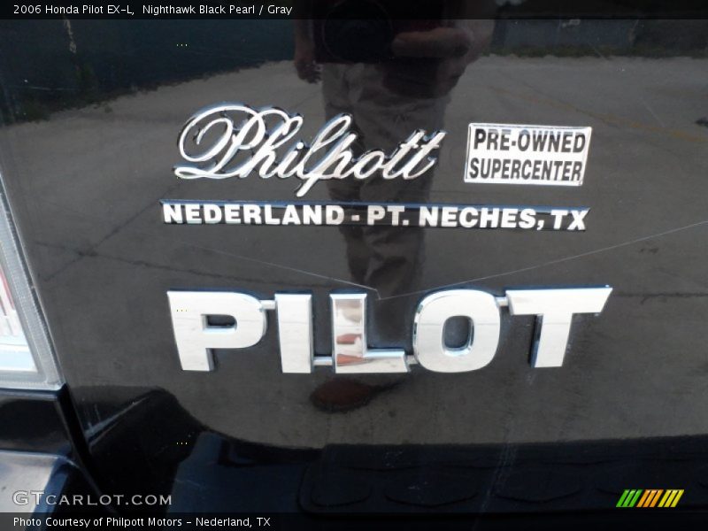 Nighthawk Black Pearl / Gray 2006 Honda Pilot EX-L