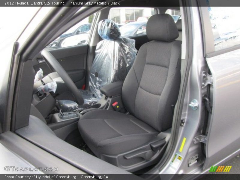 Titanium Gray Metallic / Black 2012 Hyundai Elantra GLS Touring
