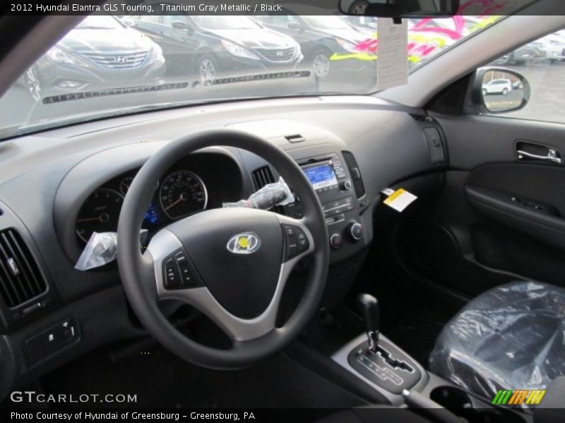 Titanium Gray Metallic / Black 2012 Hyundai Elantra GLS Touring