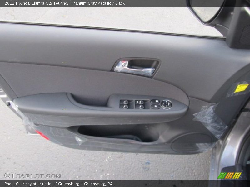 Titanium Gray Metallic / Black 2012 Hyundai Elantra GLS Touring