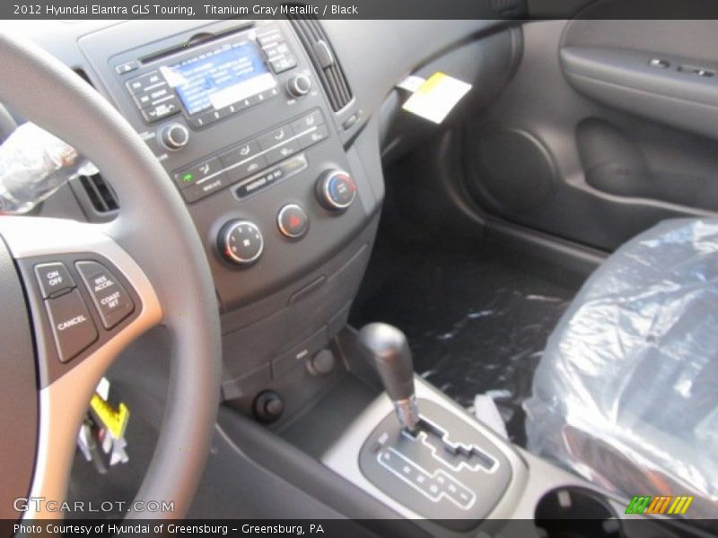 Titanium Gray Metallic / Black 2012 Hyundai Elantra GLS Touring
