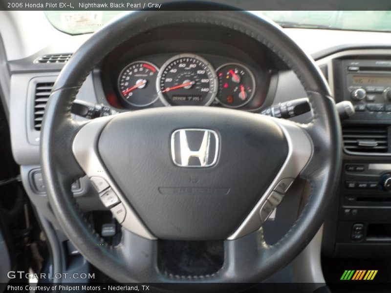 Nighthawk Black Pearl / Gray 2006 Honda Pilot EX-L