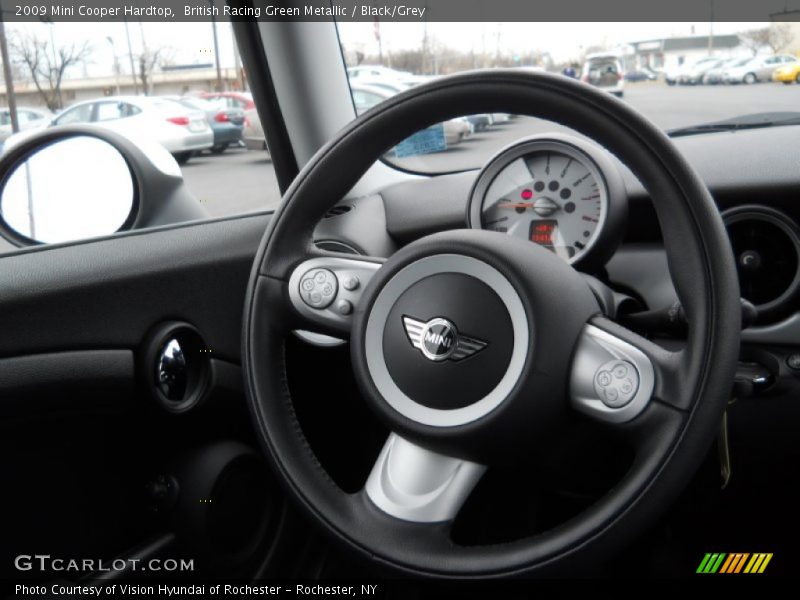 British Racing Green Metallic / Black/Grey 2009 Mini Cooper Hardtop