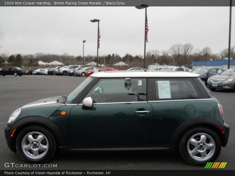 British Racing Green Metallic / Black/Grey 2009 Mini Cooper Hardtop
