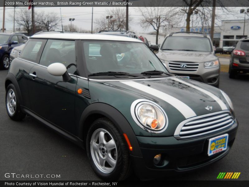 British Racing Green Metallic / Black/Grey 2009 Mini Cooper Hardtop