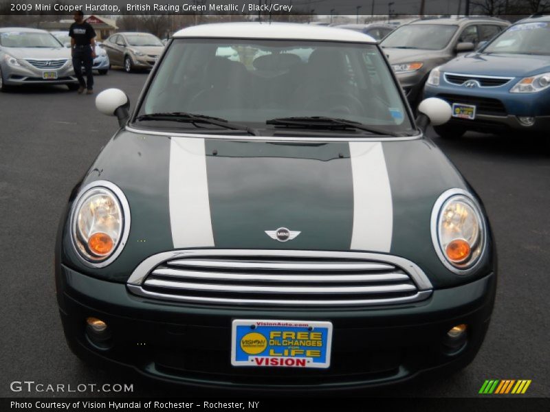 British Racing Green Metallic / Black/Grey 2009 Mini Cooper Hardtop