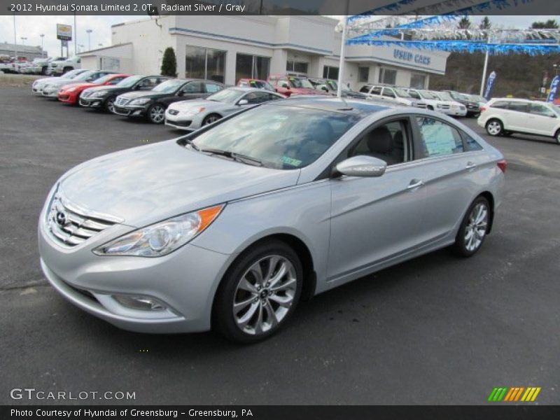 Radiant Silver / Gray 2012 Hyundai Sonata Limited 2.0T