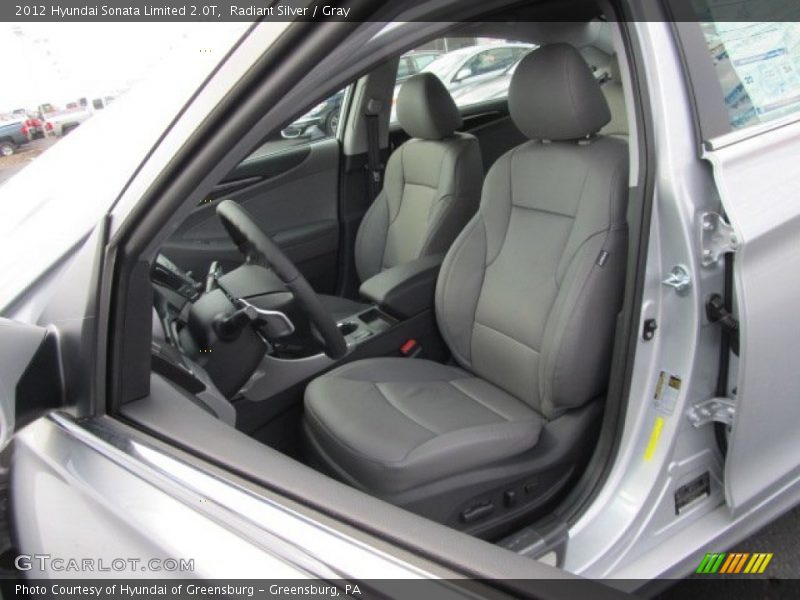 Radiant Silver / Gray 2012 Hyundai Sonata Limited 2.0T