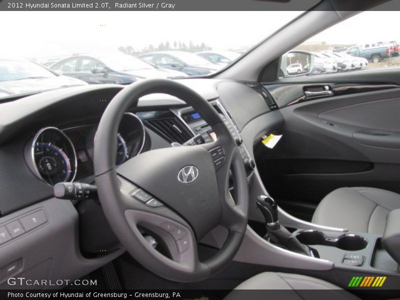 Radiant Silver / Gray 2012 Hyundai Sonata Limited 2.0T