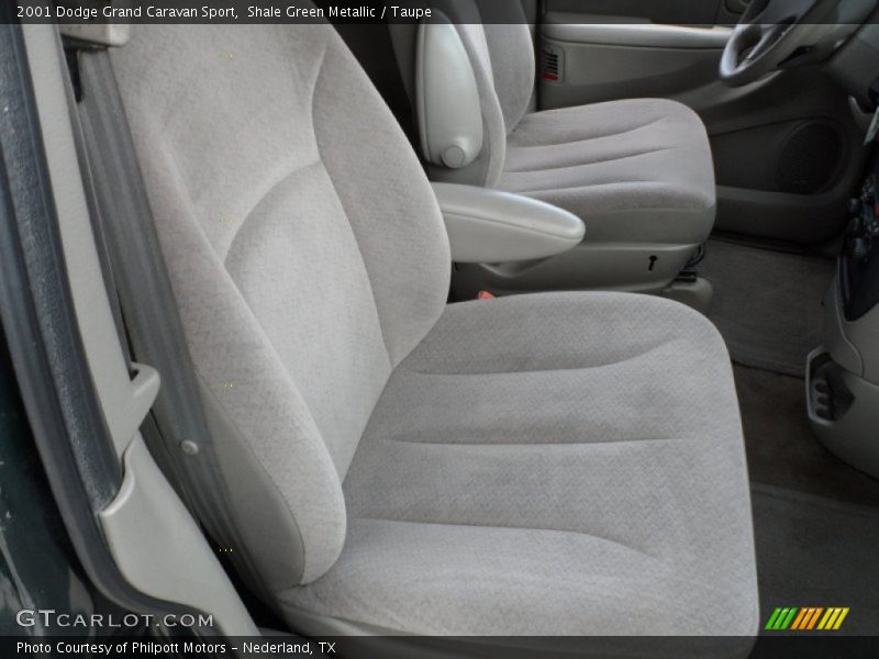 Shale Green Metallic / Taupe 2001 Dodge Grand Caravan Sport