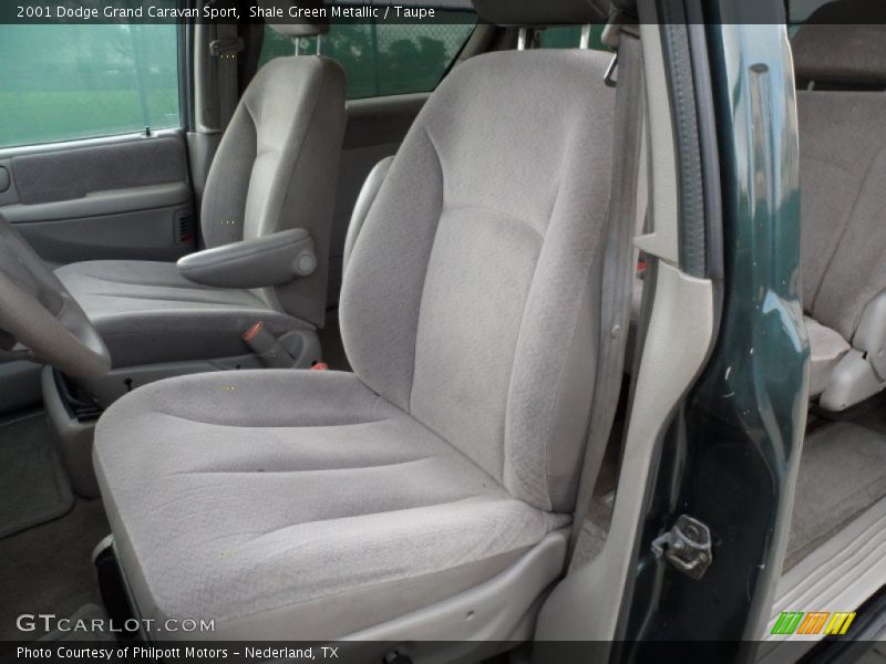 Shale Green Metallic / Taupe 2001 Dodge Grand Caravan Sport