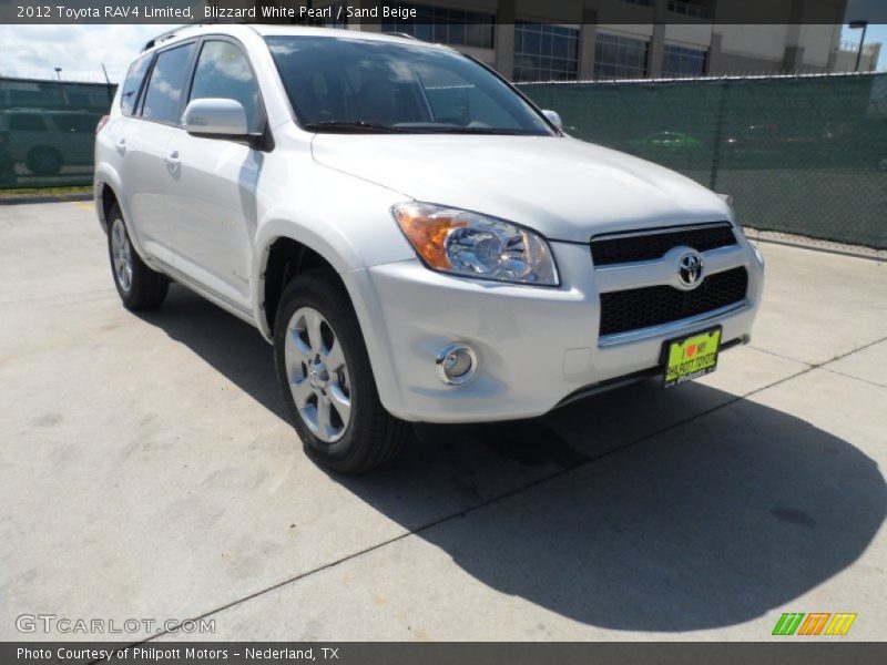 Front 3/4 View of 2012 RAV4 Limited