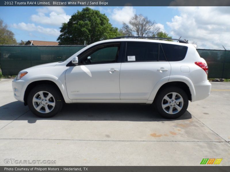  2012 RAV4 Limited Blizzard White Pearl