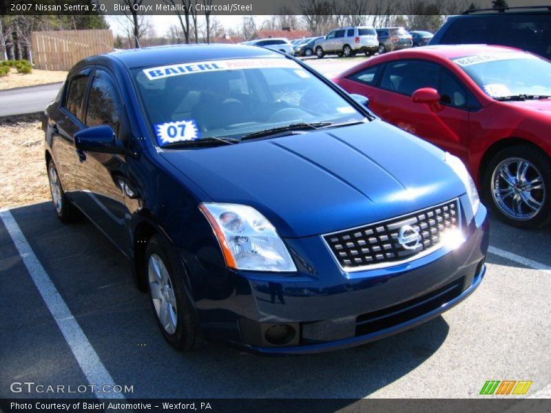 Blue Onyx Metallic / Charcoal/Steel 2007 Nissan Sentra 2.0