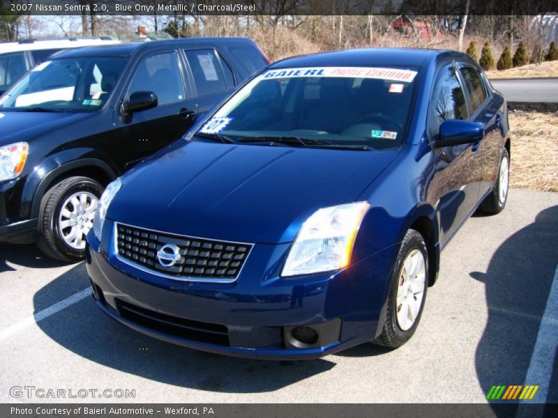 Blue Onyx Metallic / Charcoal/Steel 2007 Nissan Sentra 2.0