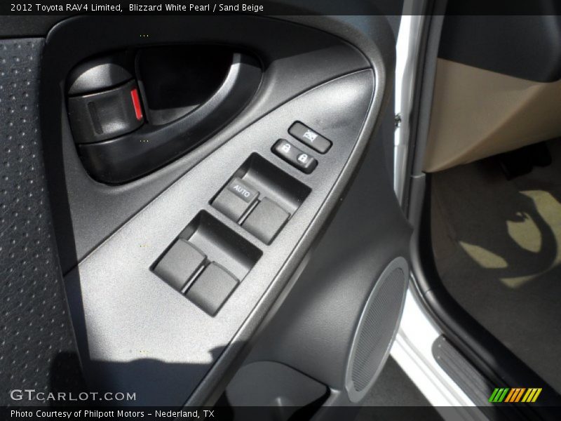 Blizzard White Pearl / Sand Beige 2012 Toyota RAV4 Limited