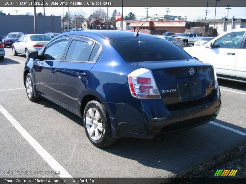 Blue Onyx Metallic / Charcoal/Steel 2007 Nissan Sentra 2.0