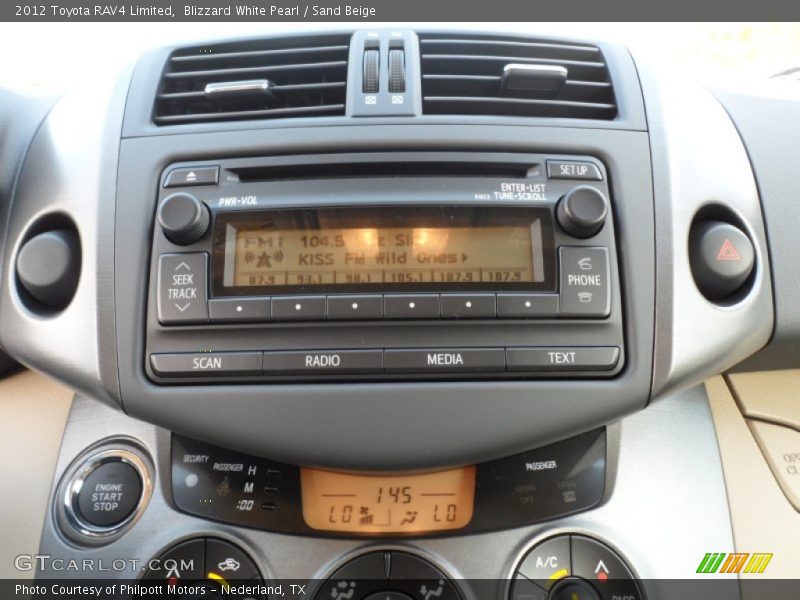 Audio System of 2012 RAV4 Limited