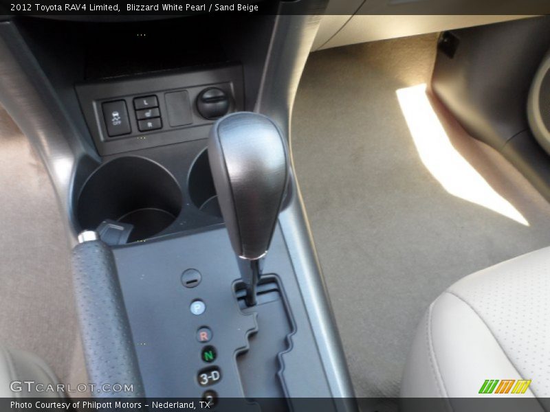 Blizzard White Pearl / Sand Beige 2012 Toyota RAV4 Limited