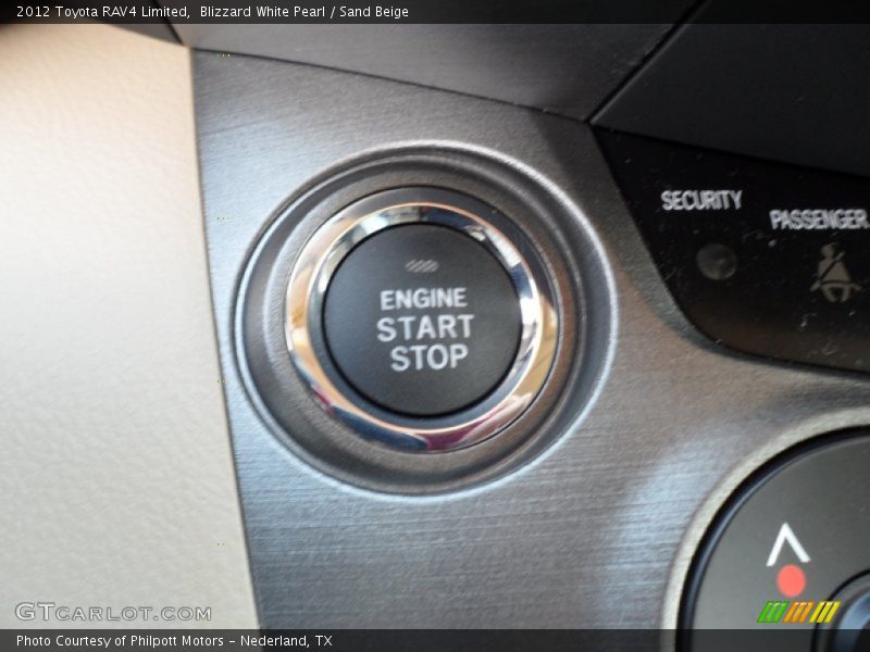 Blizzard White Pearl / Sand Beige 2012 Toyota RAV4 Limited