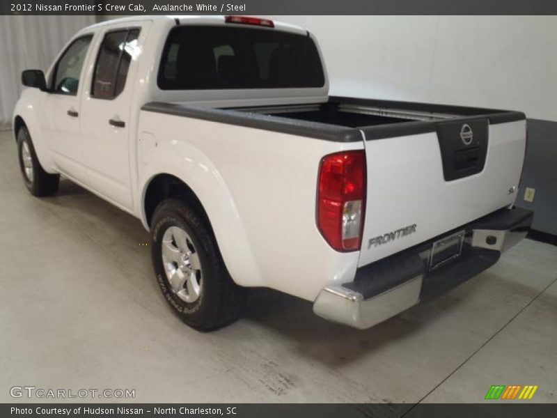 Avalanche White / Steel 2012 Nissan Frontier S Crew Cab