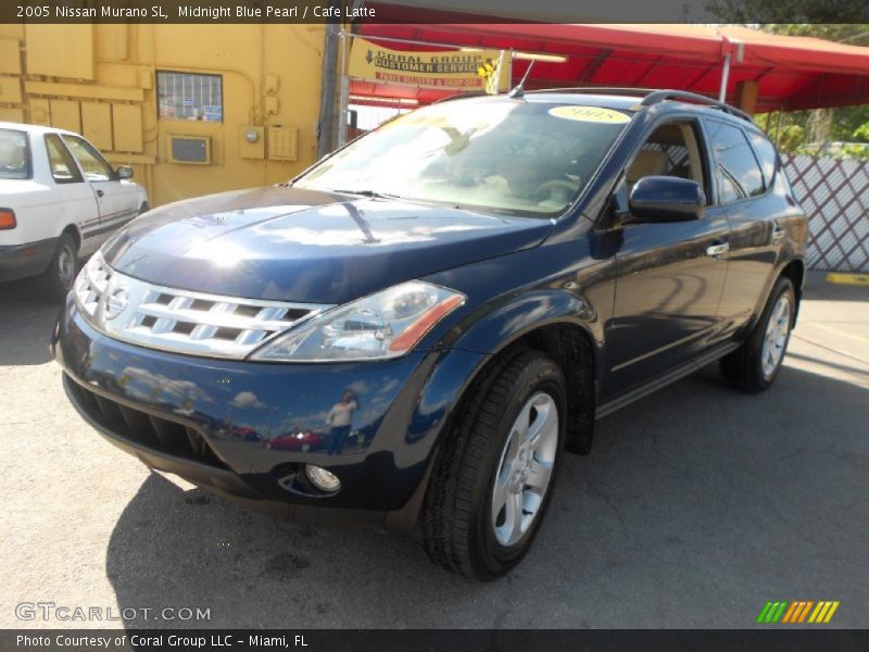 Midnight Blue Pearl / Cafe Latte 2005 Nissan Murano SL