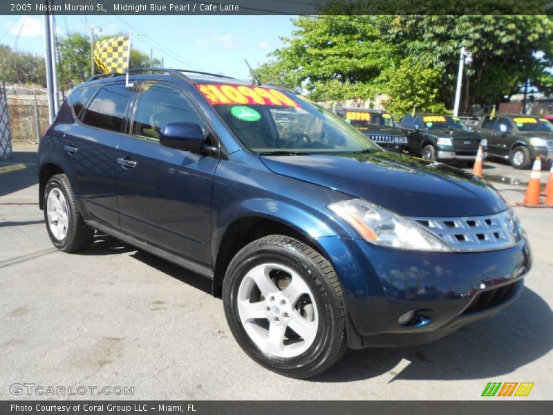 Midnight Blue Pearl / Cafe Latte 2005 Nissan Murano SL